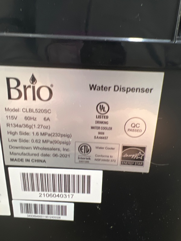 Photo 3 of Brio Self Cleaning Bottom Loading Water Cooler Water Dispenser - Limited Edition