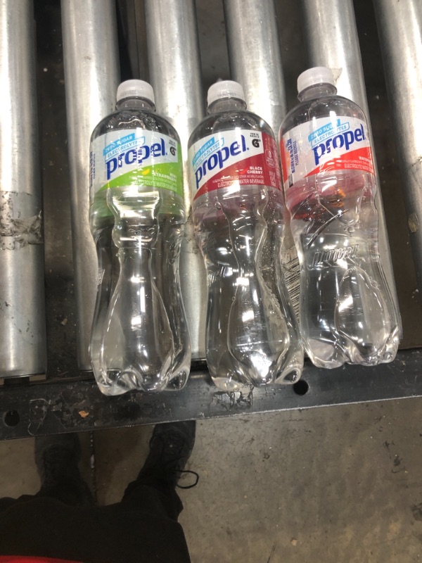 Photo 2 of ****EXP DATE  01/31/2022  & 11/21/2021  **** Propel 3 Flavor Enhanced Water Variety Pack with Electrolytes & Vitamins, 24 oz, 12 Pack Bottles
