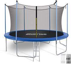 Photo 1 of ***STOCK PHOTO FOR REFRENCE*** BLUE TRAMPOLINE INCOMPLETE  ****PARTS ONLY***


