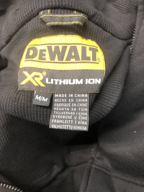 Photo 3 of DEWALT DCHJ067B-M 20V/12V MAX Bare Hooded Heated Jacket, Black, Medium
