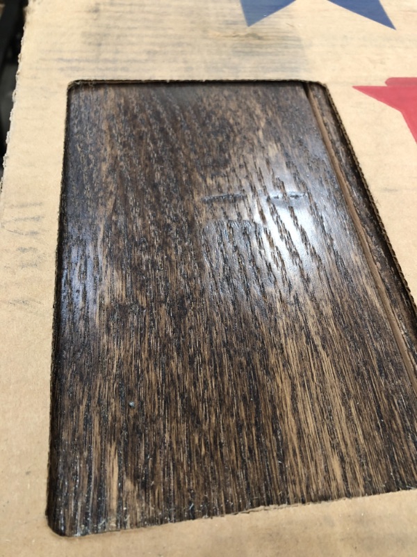 Photo 3 of ***PALLET OF 48****       American Vintage Scraped Mocha 3/4 in. T x 5 in. W x Varying L Solid Hardwood Flooring (23.5 sq. ft. / case)
***PALLET OF 48****