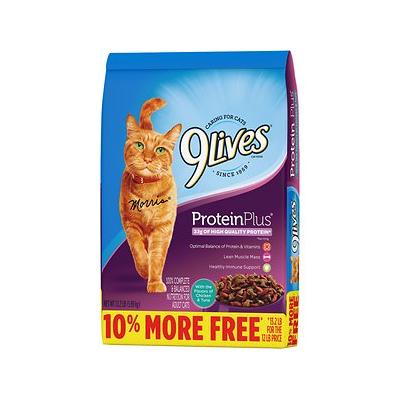 Photo 1 of ***PACK OF 2***  ****BEST BY FEB/25****  9 Lives Protein Plus with Chicken & Tuna Flavors Dry Cat Food, 13.2-lb Bag
