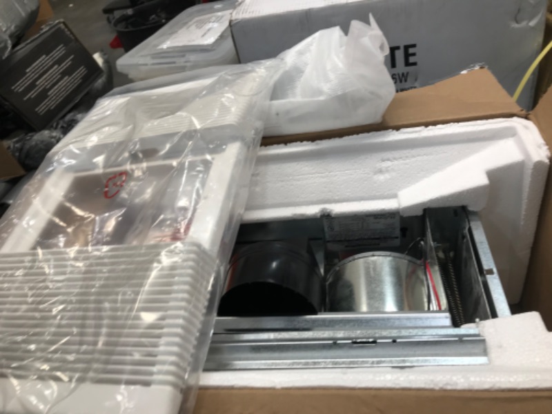 Photo 1 of Broan-NuTone 80 CFM Ceiling Bathroom Exhaust Fan with Light and 1300-Watt Heater