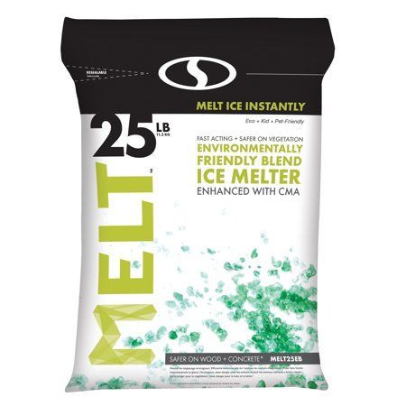 Photo 1 of ***PACK OF 2***  MELT 25 Lb. Resealable Bag Premium Enviro-Blend Ice Melter W/ CMA - MELT25EB