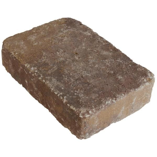 Photo 1 of ***PALLET OF 180*** Marseilles 10.5 in. x 7 in. x 2.25 in. Toscana Tan/Brown/Charcoal Concrete Paver
