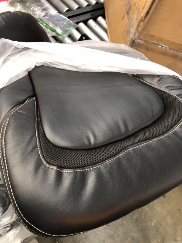 Photo 4 of Serta Back in Motion Office Chair in Black Bonded Leather
