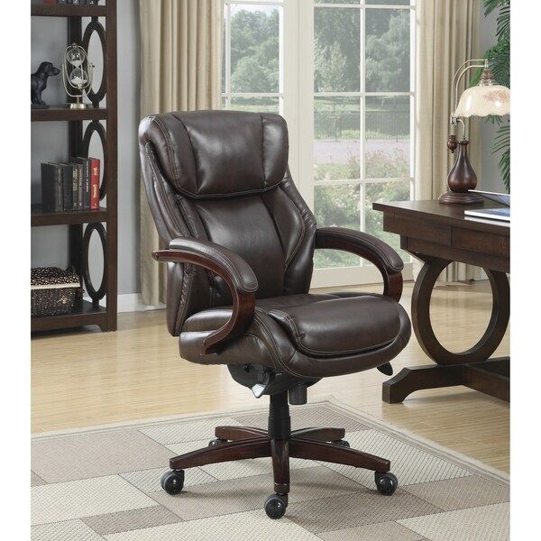 Photo 1 of La-Z-Boy Bellamy Executive Office Chair Black Bonded Leather
