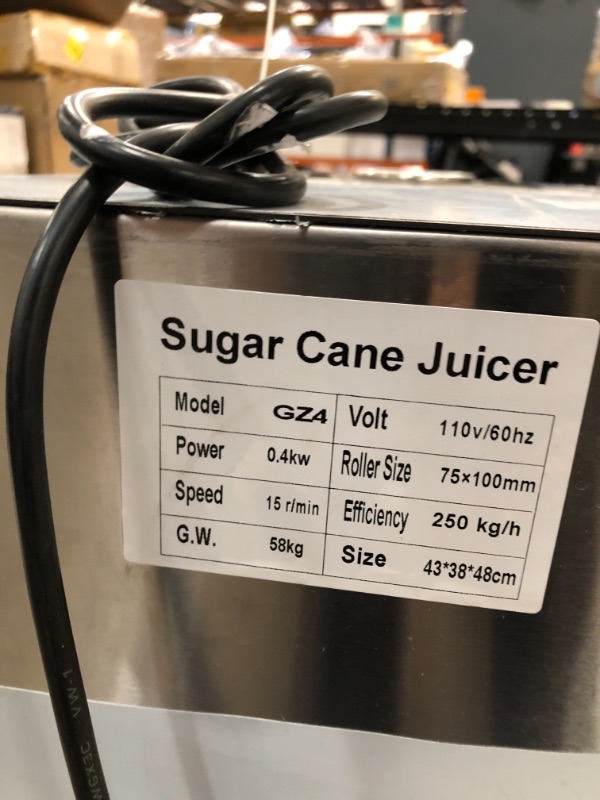 Photo 3 of Sugar cane juicer GZ4