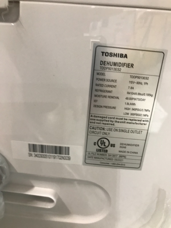 Photo 4 of 50-Pint 115-Volt ENERGY STAR MOST EFFICIENT Dehumidifier with Continuous Operation Function covers up to 4,500 sq. ft.
