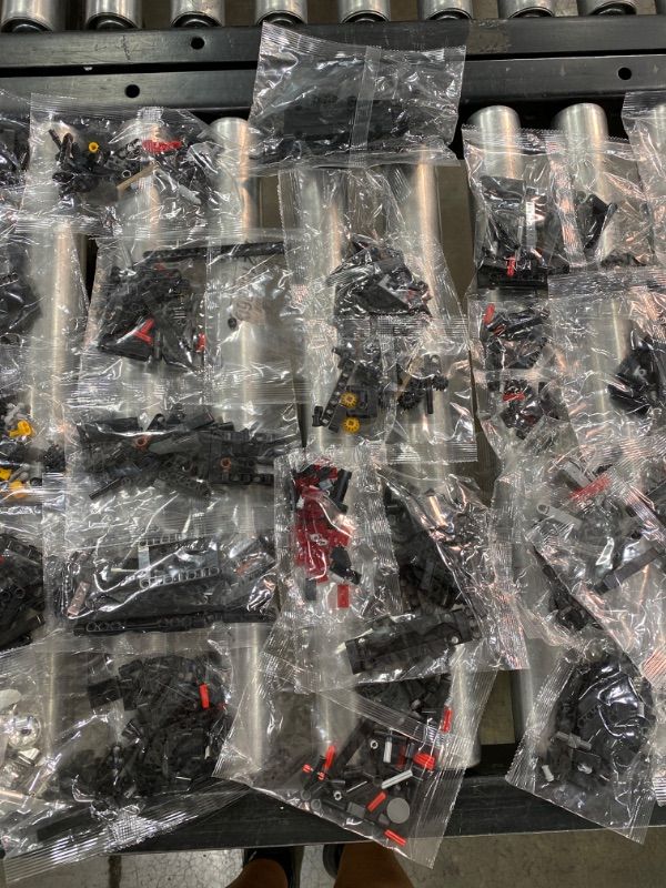 Photo 1 of Nifeliz Black Sports Car MH34  Model Cars Kits  (3168 Pieces, Upgraded)
**Some opened bags of parts**