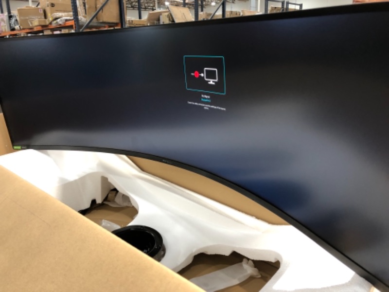 Photo 5 of Samsung -49" Odyssey G9 Gaming Monitor - LC49G95TSSNXZA, Style:QLED, 240Hz
**S/N: CX8MH4ZR802261Z**
**ITEM HAS BEEN TESTED AND POWERS ON**