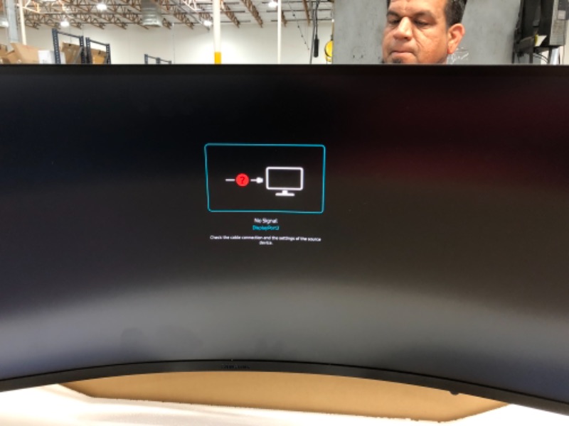 Photo 4 of Samsung -49" Odyssey G9 Gaming Monitor - LC49G95TSSNXZA, Style:QLED, 240Hz
**S/N: CX8MH4ZR802261Z**
**ITEM HAS BEEN TESTED AND POWERS ON**