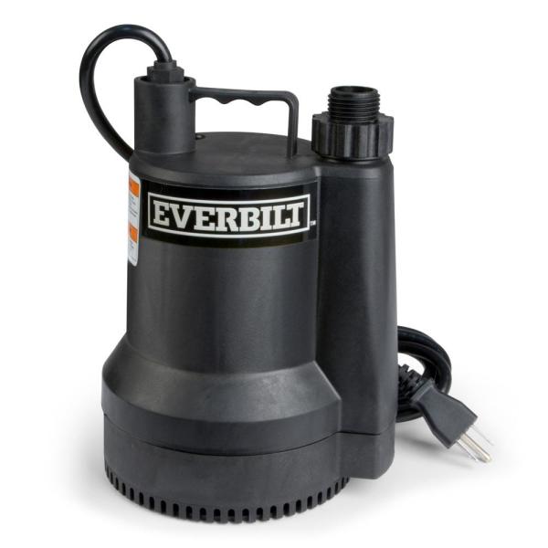 Photo 1 of Everbilt SUP54-HD 1/6 HP Plastic Utility Pump
