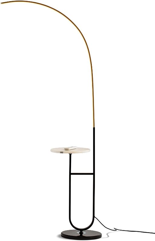 Photo 1 of LED Light Arc Floor Lamp- Multiple Light Temperatures: Warm White  ***Wont power on***