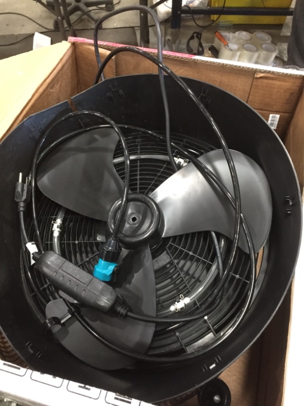 Photo 1 of Frigidaire Outdoor Misting Fan & Pedestal Fan 18" Oscillating, Cools up to 500 sq ft with 3 Fan Speeds, FMF2K5BK00 Black
