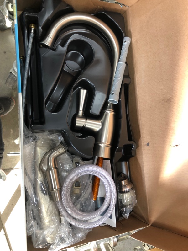 Photo 1 of MOEN
Noell Single-Handle Standard Kitchen Faucet with Side Sprayer in Spot Resist Stainless