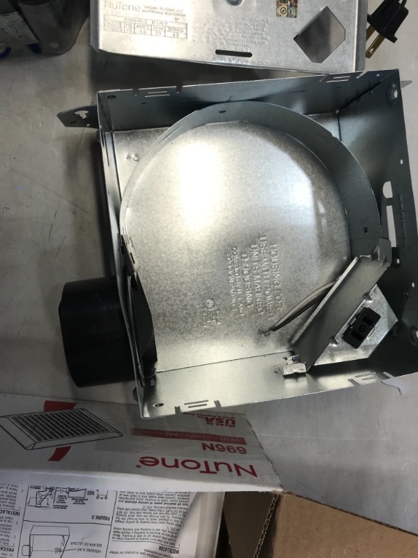 Photo 5 of 50 CFM Ceiling/Wall Mount Bathroom Exhaust Fan