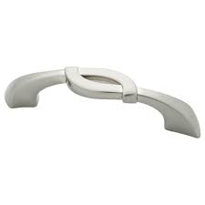 Photo 1 of ***SET OF 8***Liberty Unity 3 or 3-3/4 in. (76 or 96 Mm) Center-to-Center Satin Nickel Dual Mount Drawer Pull
