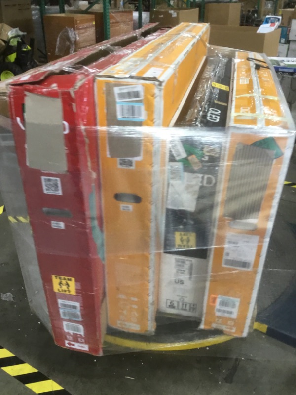 Photo 2 of PALLET OF ASSORTED DAMAGED TVS AND MONITORS SOLD AS IS NON REFUNDABLE