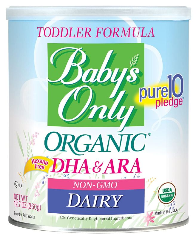 Photo 1 of CASE OF 6 CANS Baby's Only Organic Dairy with DHA & ARA Formula, 12.7 Ounce
EXP 3/1/22