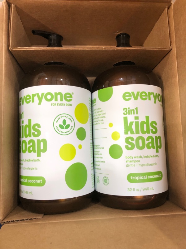 Photo 2 of Eo Everyone Soap for Kids Tropical, Coconut Twist - 32 Ounce
