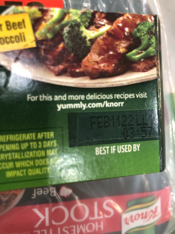 Photo 2 of **EXPIRES 02/11/2022** 4-PK Knorr Homestyle Stock For A Homey, Warming Stock Beef No Artificial Flavors 4.66 Oz, 4 Count
