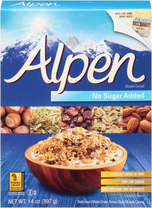 Photo 1 of **EXPIRES 02/01/2022** Alpen Muesli Cereal No Sugar Added, 4 Pack of 14 Ounce Boxes
