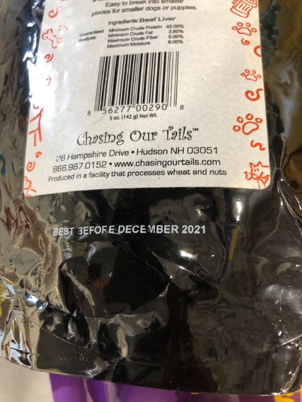 Photo 3 of ** EXPIRE DATES : DENTAL :03/2022 - DINGO : 05/15/2024 - BEEF LIVER : 12/2021** SOLD AS IS : DOG TREAT BUNDLE : NON-REFUNDABLE 