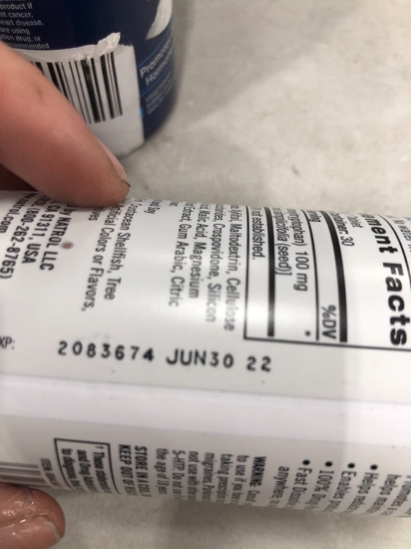 Photo 3 of **EXPIRE DATES : MAGNESIUM: 02/2022 - ZINC: 01/25 - DHEA: 11/2022 - 5-HTP: 06/2022 - UMCKA: 09/2022** SOLD AS IS : HEALTH SUPPLEMENTS BUNDLE : NON-REFUNDABLE 