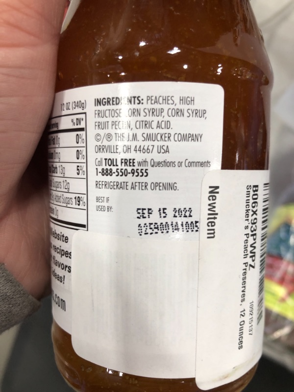 Photo 2 of **EXPIRE DATES : GOGO: 01/05/2022 - THAI: 12/27/2022 - SMUCKERS: 09/15/2022 - SALT: NO-EXPIRE - RAMEN: 08/05/2022  - COCONUT: 07/22/2023 ** SOLD AS IS : HOUSEHOLD COMMON FOOD BUNDLE : NON-REFUNDABLE 