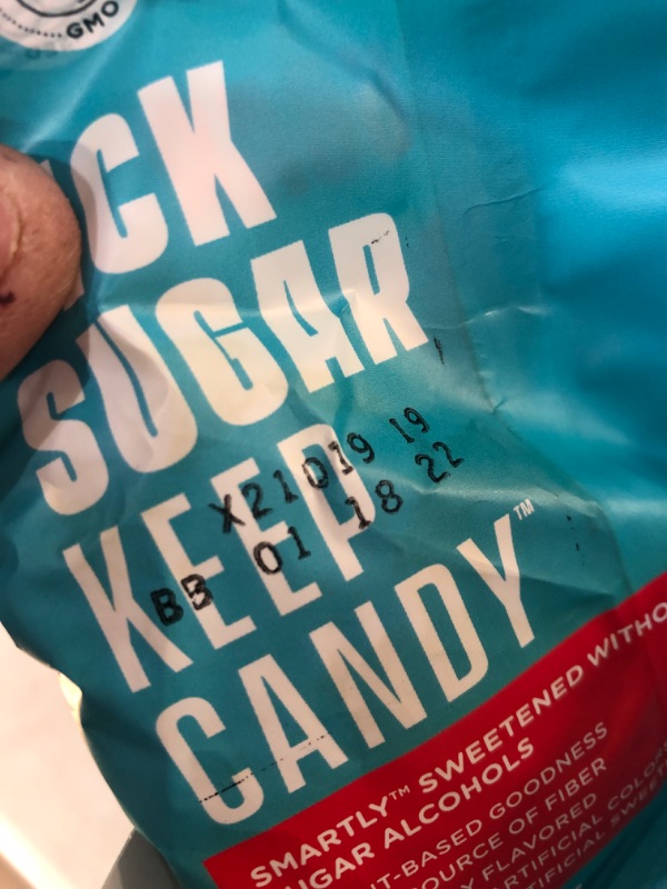 Photo 2 of 18Jan2022 BEST BUY DATE-
SmartSweets Sweet Fish, Candy with Low Sugar (3g), Low Calorie (100), No Artificial Sweeteners, Vegan, Plant-Based, Gluten-Free, Non-GMO, Healthy Snack for Kids & Adults, 1.8oz (Pack of 12)
