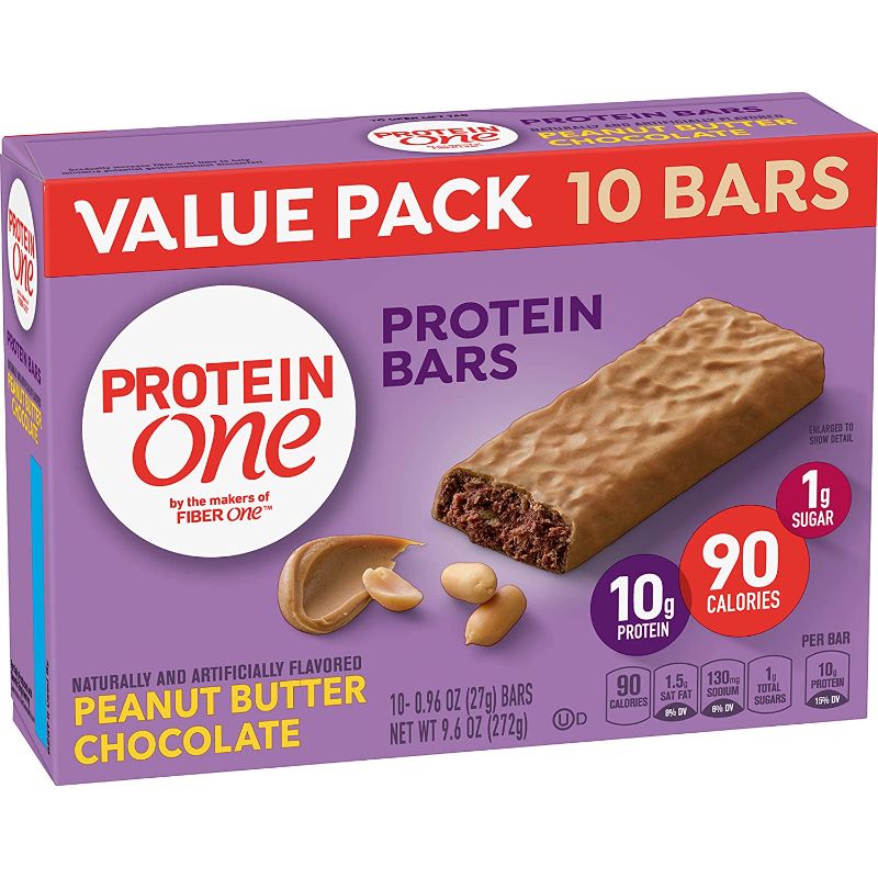 Photo 1 of 21Dec2021 BB Date-
Protein One 90 Calorie, Peanut Butter Chocolate, 10 ct 9.6 oz (6 PACKAGES)

