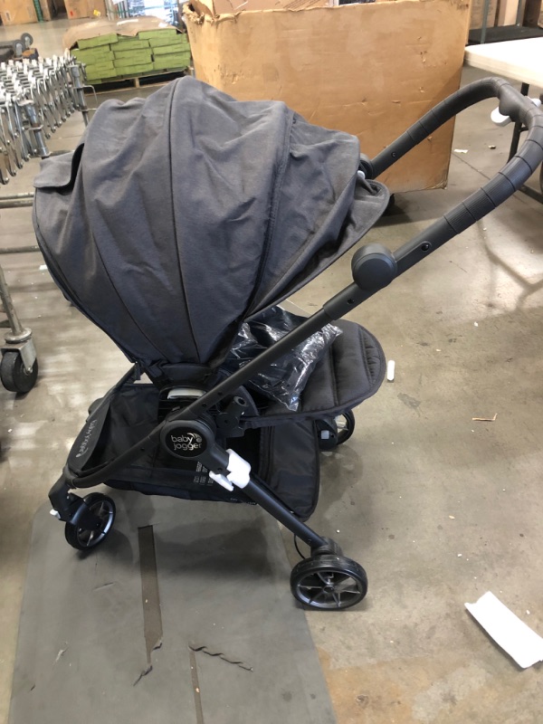 Photo 2 of Baby Jogger City Tour LUX Stroller | Compact Travel Stroller | Lightweight Baby Stroller with Backpack-Style Carry Bag, Perfect for Travel, Granite
