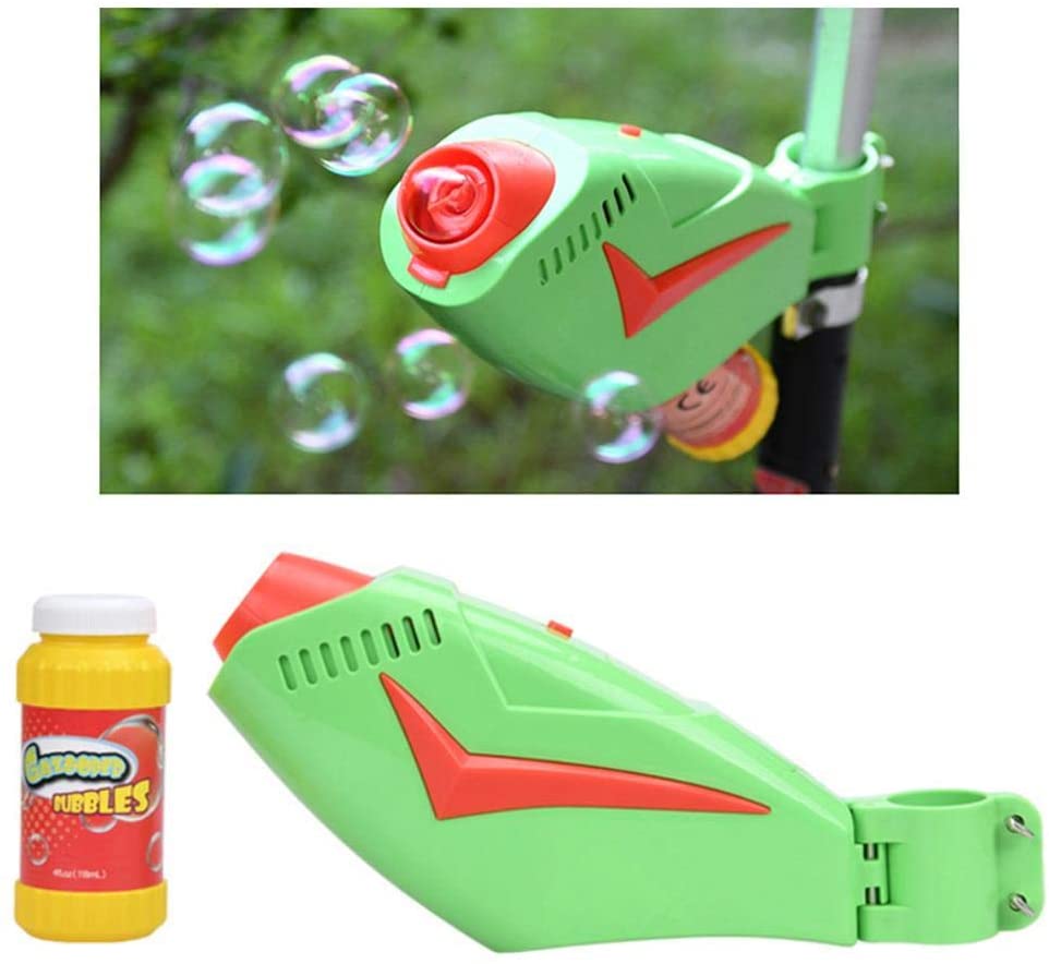 Photo 1 of Prosaice Bubble Machine for Kids, Electric High Output Bubbles Blower Bicycle Scooter Outdoor Blowing Bubble Toy for Children Standard First-Rate
