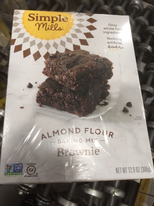 Photo 2 of ** Expires 01/21/2022** Simple Mills Almond Flour Baking Mix, Gluten Free Brownie Mix, Easy to make in Brownie Pan, Chocolate Flavor, Made with whole foods, 3 Count