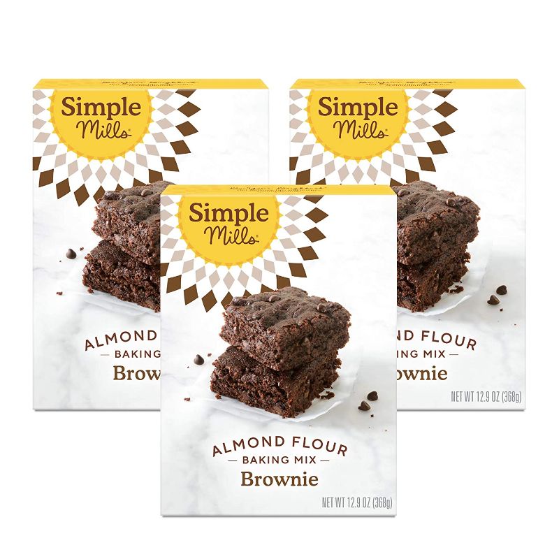 Photo 1 of ** Expires 01/21/2022** Simple Mills Almond Flour Baking Mix, Gluten Free Brownie Mix, Easy to make in Brownie Pan, Chocolate Flavor, Made with whole foods, 3 Count