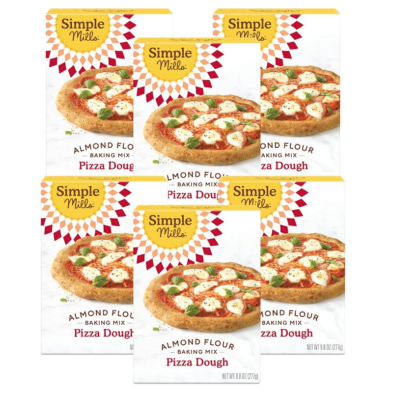 Photo 1 of ** Expired 12/17/2021** Simple Mills Almond Flour, Cauliflower Pizza Dough Mix, Gluten Free, Made with whole foods, 6 Count 