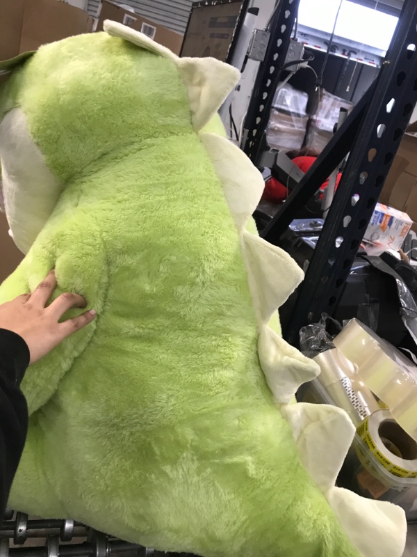 Photo 1 of Melissa & Doug Gentle Jumbos Dinosaur Giant Stuffed Plush Animal (Sits Nearly 3 Feet Tall)
