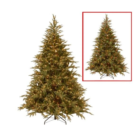 Photo 1 of **INCOMPLETE**
7.5 ft. Frasier Grande Artificial Christmas Tree with Dual Color LED Lights
