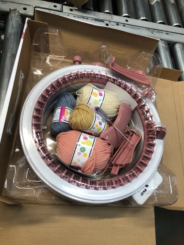 Photo 2 of **INCOMPLETE**
Knitting Machine, 48 Needles Smart Weaving Loom Round Spinning Knitting Machines with Row Counter, Knitting Board Rotating Double Loom, Weaving Loom Machine Kit for Adults Or Kids
