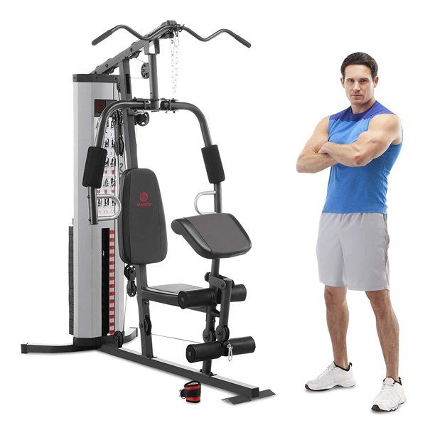 Photo 1 of **INCOMPLETE** (BOX 2 OF 3)
Marcy Pro MWM-988 Home Gym System 150 Pound Adjustable Weight Stack Machine
