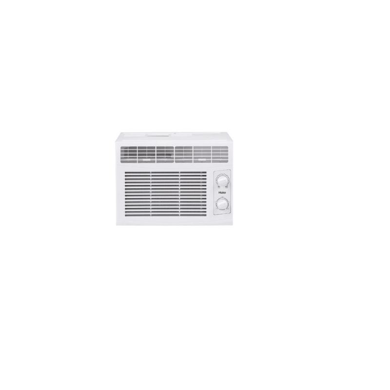 Photo 1 of GE 5,000 BTU 115-Volt Window Air Conditioner for 150 Sq. Ft. Rooms in White
