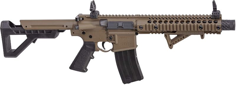 Photo 1 of DPMS Full Auto SBR CO2-Powered BB Air Gun with Dual Action Capability DSBR, Black
