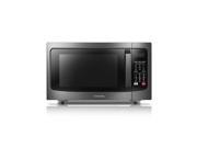 Photo 1 of Toshiba Smart Sensor LED Light 1.5 Ft Stainless Convection Microwave Oven, Black
