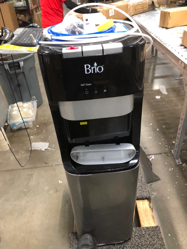 Photo 5 of Brio Self Cleaning Bottleless Water Cooler Dispenser, UL/Energy Star, Stainless Steel, Point of Use Drinking Water Filter, Hot, Cold, and Room Temperature
