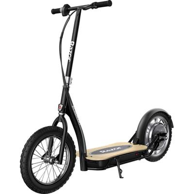 Photo 1 of Razor EcoSmart SUP Electric Scooter - Black, for Ages 16+ and up to 220 lbs, 16" Pneumatic Tires, Wide Deck, 350W Hub Motor, Up to 15.5 mph and 15.5-mile range, 36V Sealed Lead-Acid Battery
