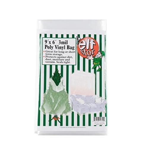 Photo 1 of 10 pack***Elf Stor 83-DT5026 Premium Christmas Poly Large Storage Bag 9' X 6' for 9' Trees, 9 Foot (Packaging May Vary)
