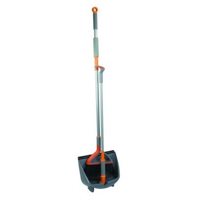 Photo 2 of Casabella Upright Broom and Dustpan Set with Detachable Handles Sweeper Tool with Rubber Bumper for Cleaning and Sweeping Home Floors