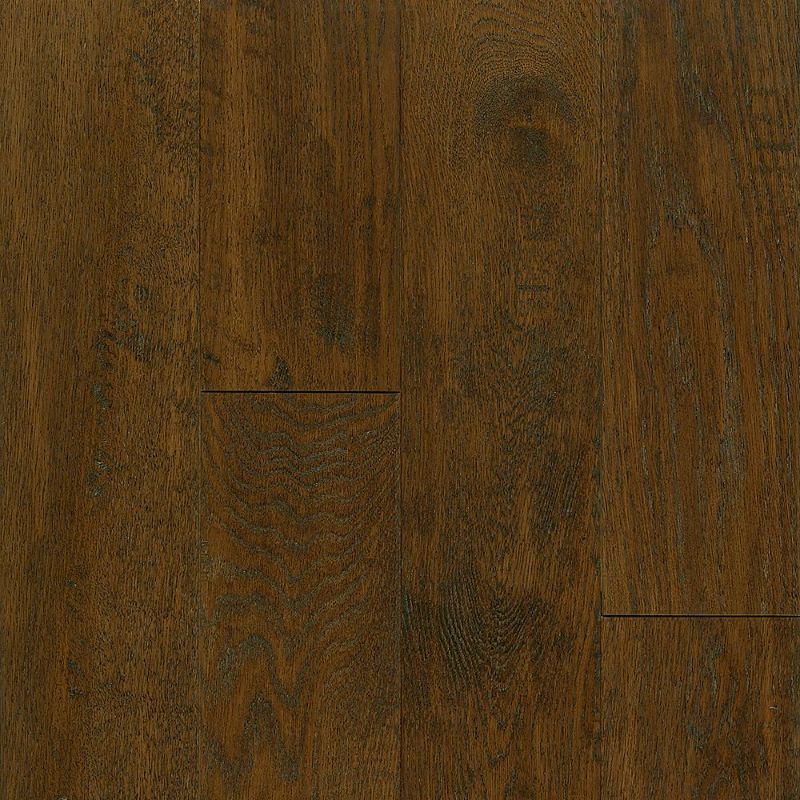 Photo 1 of ******PALLET OF 33 CASES ****Bruce American Vintage Scraped Mocha 3/4 in. T X 5 in. W X Varying L Solid Hardwood Flooring (23.5 Sq. Ft. / Case), Dark
