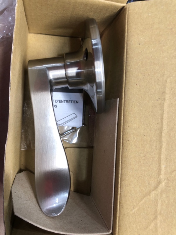 Photo 1 of 2-Defiant Naples Satin Nickel Right Handed Dummy Door Lever

